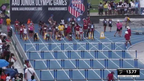 Youth Women's 100m Hurdles Championship, Semi-Finals 6 - Age 17-18