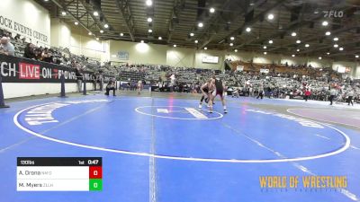 130 lbs Consi Of 8 #1 - Aleister Orona, NM Gold vs Maverick Myers, Zillah