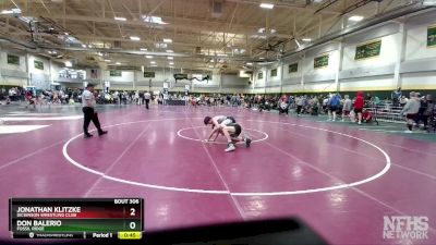 138 lbs Cons. Round 4 - Jonathan Klitzke, Dickinson Wrestling Club vs Don Balerio, Fossil Ridge