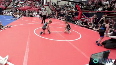 64 lbs Rr Rnd 3 - Kaidence Cisneroz, Sisters On The Mat Purple vs Paityn McCann, Sisters On The Mat Pink