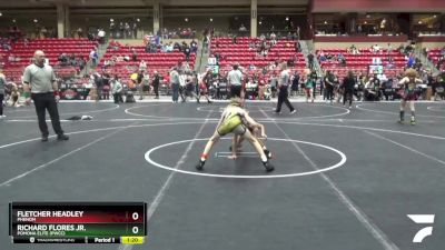 68 lbs Semifinal - Fletcher Headley, Phenom vs Richard Flores Jr., Pomona Elite (PWCC)