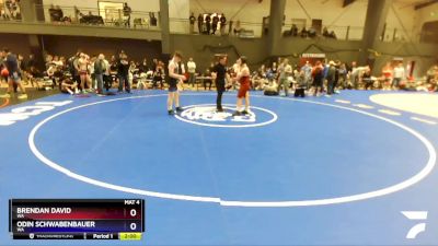 190 lbs Cons. Round 2 - Brendan David, WA vs Odin Schwabenbauer, WA