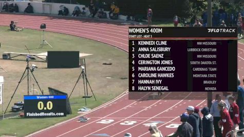 Women's 400m, Finals 3