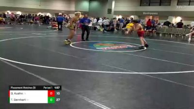 152 lbs Placement Matches (8 Team) - Thomas Gernhart, Brevard FCA-Alpha Dogz vs Orrin Kuehn, Nebraska Hangin` Loose