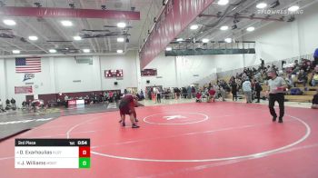 285 lbs 3rd Place - Darin Exarhoulias, Killingly vs Jayven Williams, Montville