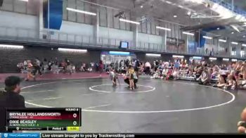 48 lbs Round 8 (10 Team) - Brynlee Hollandsworth, Strong House vs DIXIE BEASLEY, Alabama Elite Gold