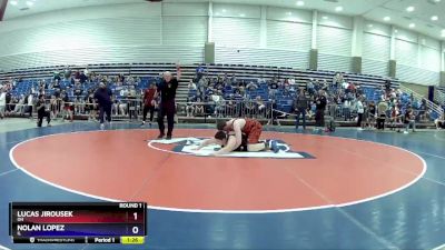 250 lbs Round 1 - Lucas Jirousek, OH vs Nolan Lopez, IL