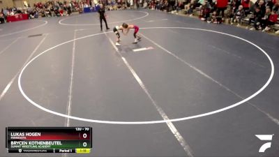 70 lbs Cons. Round 4 - Brycen Kothenbeutel, Summit Wrestling Academy vs Lukas Hogen, Minnesota