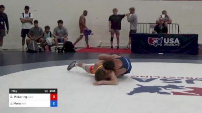 74 kg Rnd Of 64 - Dylan Pickering, Colorado vs Joey Mora, West Coast RTC / TMWC