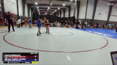 190 lbs Round 3 - Ynavi Rodriguez, CNWC Concede Nothing Wrestling Club vs Selena Mares-Castro, Mat Demon Wrestling Club