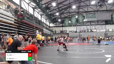 118-123 lbs Round 3 - Craig Jay, Vandalia Jr High vs Charlie Maiani, Cincinnati Elite Wrestling Aca