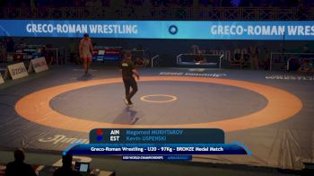 97 kg Final 3-5 - Magomed Mukhtarov, Individual Neutral Athletes vs Kevin Uspenski, Estonia