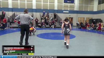 105 lbs Round 2 (4 Team) - Blake Bishop, Mater Dei vs MacKenzie Rorabacher, Mishawaka