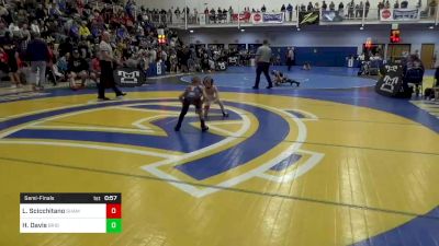 52 lbs Semifinal - Lincoln Scicchitano, Shamokin vs Hunter Davis, Bridgeport