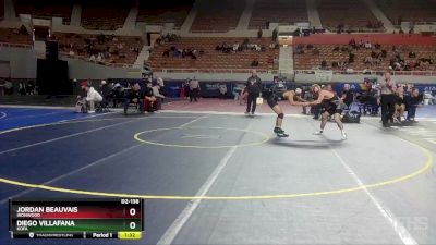 D2-138 lbs Quarterfinal - Diego Villafana, Kofa vs Jordan Beauvais, Ironwood