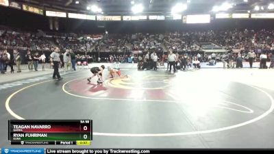 5A 98 lbs Cons. Round 1 - Ryan Fuhriman, Kuna vs Teagan Navarro, Nampa