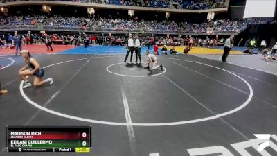 5A 132 lbs Quarterfinal - Keilani Guillermo, El Paso Chapin vs Madison Rich, Leander Glenn