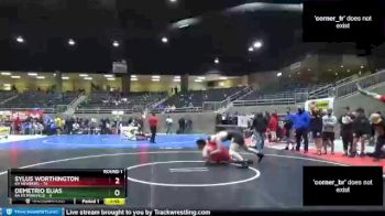 285 lbs Round 1 (4 Team) - Sylus Worthington, 6A Newberg vs Demetrio Elias, 6A McMinnville