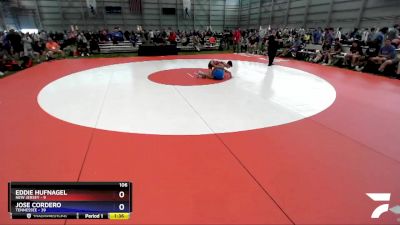 106 lbs Quarters & 1st Wb (16 Team) - Eddie Hufnagel, New Jersey vs Jose Cordero, Tennessee