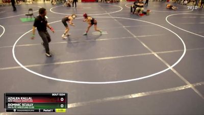 97 lbs Quarterfinal - Azalea Kallal, New Prague Wrestling vs Dominic Scully, MN Elite Wrestling Club