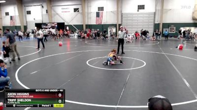 46 lbs Cons. Semi - Tripp Sheldon, Plains Elite vs Axon Higgins, St.Paul Youth Wrestling