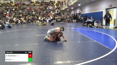 127 lbs R-32 - Aj Snatchko, West Allegheny vs Wyatt Fry, Wyoming Seminary