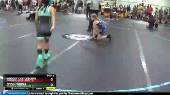 70 lbs Round 2 (6 Team) - Bridget Castleberry, RPA Martial Arts & Fitness vs Amaia Mendez, Reverance Wrestling Club