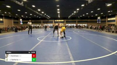 285 lbs C Of 16 #1 - Tristan Ruhlman, Purdue vs Jacob Sartorio, Appalachian State