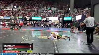 AA - 120 lbs 3rd Place Match - Kade Wallace, Missoula Sentinel vs Dalton Ecklund, Great Falls CMR