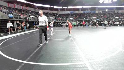 116.8-125.7 lbs Consi Of 8 #2 - Mercadies Miller, Lions Wrestling Academy vs Kristine Hinchey, OKC Girls