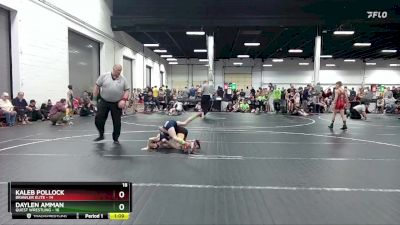 72 lbs Round 1 (8 Team) - Kaleb Pollock, Brawler Elite vs Daylen Amman, Quest Wrestling