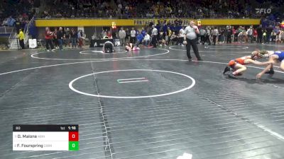 80 lbs Semifinal - Dane Malone, Abington Heights vs Fenton Fourspring, Corry