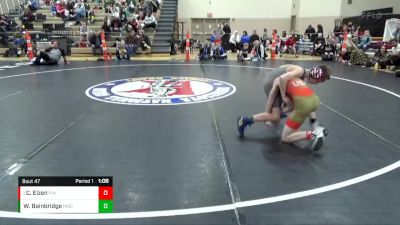 90 lbs Quarterfinal - Cade Elzen, Pinnacle vs William Bainbridge, Hastings Wrestling Club