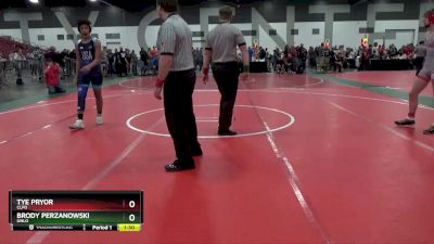 164 lbs Semifinal - Brody Perzanowski, UNLO vs Tye Pryor, CLFO