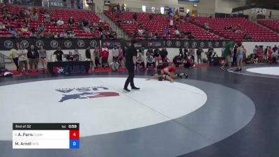 65 kg Rnd Of 32 - Austin Paris, Champions Wrestling Club vs Matthew Arndt, Integrity Wrestling Club