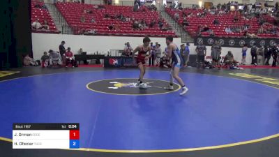 60 kg Cons 32 #1 - John Orman, Edgewood Wrestling Club vs Henry Ean Ofeciar, Tucson Badger Wrestling Club