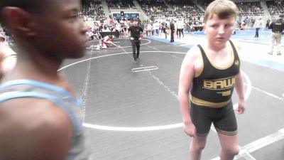 130 lbs Consi Of 4 - Krew Russell, BAWC vs Jarius Johnson, Pitbull Wrestling Academy