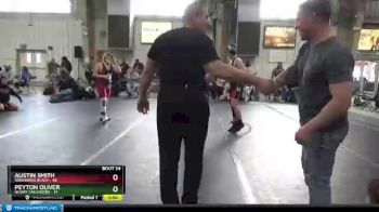 130 lbs Round 6 (8 Team) - Austin Smith, Warhawks Black vs Peyton Oliver, NCWAY Crusaders