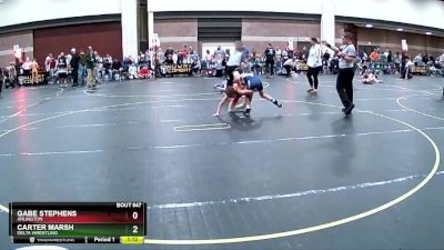 80 lbs Semifinal - Gabe Stephens, Arlington vs Carter Marsh, Delta Wrestling