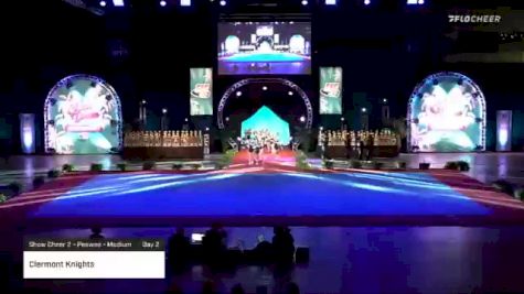 Clermont Knights [2020 Show Cheer 2 - Peewee - Medium Day 2] 2020 Pop Warner National Cheer & Dance Championship