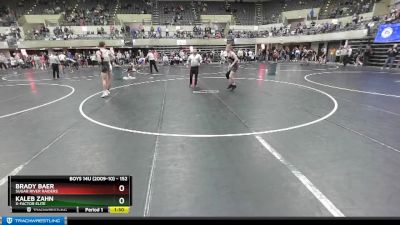 152 lbs Cons. Round 3 - Brady Baer, Sugar River Raiders vs Kaleb Zahn, X-Factor Elite