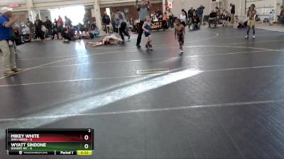 46 lbs Round 2 (6 Team) - Mikey White, Ohio Heros vs Wyatt Sindone, Dundee WC