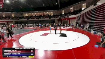 130 lbs Round 3 - Damiyah Smith, Hurricane Wrestling Academy vs Addison Farquhar, Oklahoma