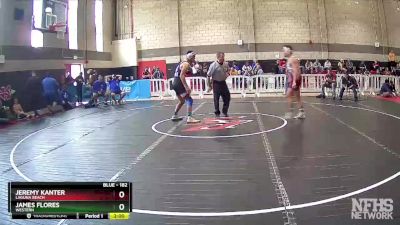 182 lbs Champ. Round 1 - James Flores, Western vs Jeremy Kanter, Laguna Beach