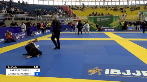 LETICIA BARBOSA GOMES vs ELISA RIBEIRO JACINTO 2024 Brasileiro Jiu-Jitsu IBJJF