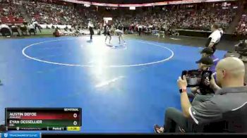 D2-126 lbs Semifinal - Austin Defoe, Ashland vs Eyan Dessellier, Kiel