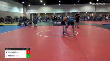 160 lbs Consolation - Noah Mittendorf, Bronco Wrestling Club vs Talen Thompson, Georgia