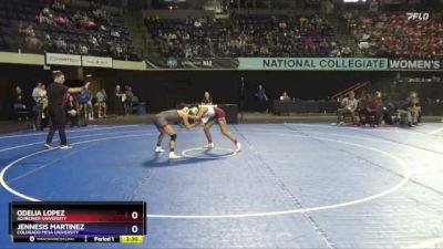 101 lbs 5th Place Match - Jennesis Martinez, Colorado Mesa University vs Odelia Lopez, Schreiner University