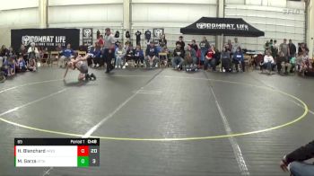 65 lbs Round 1 (4 Team) - Mayhem Garza, Attack Pack vs Hunter Blanchard, Ares
