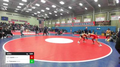 128 lbs Semifinal - Jeff Lopez, Clovis West vs Joseph Toscano, Buchanan